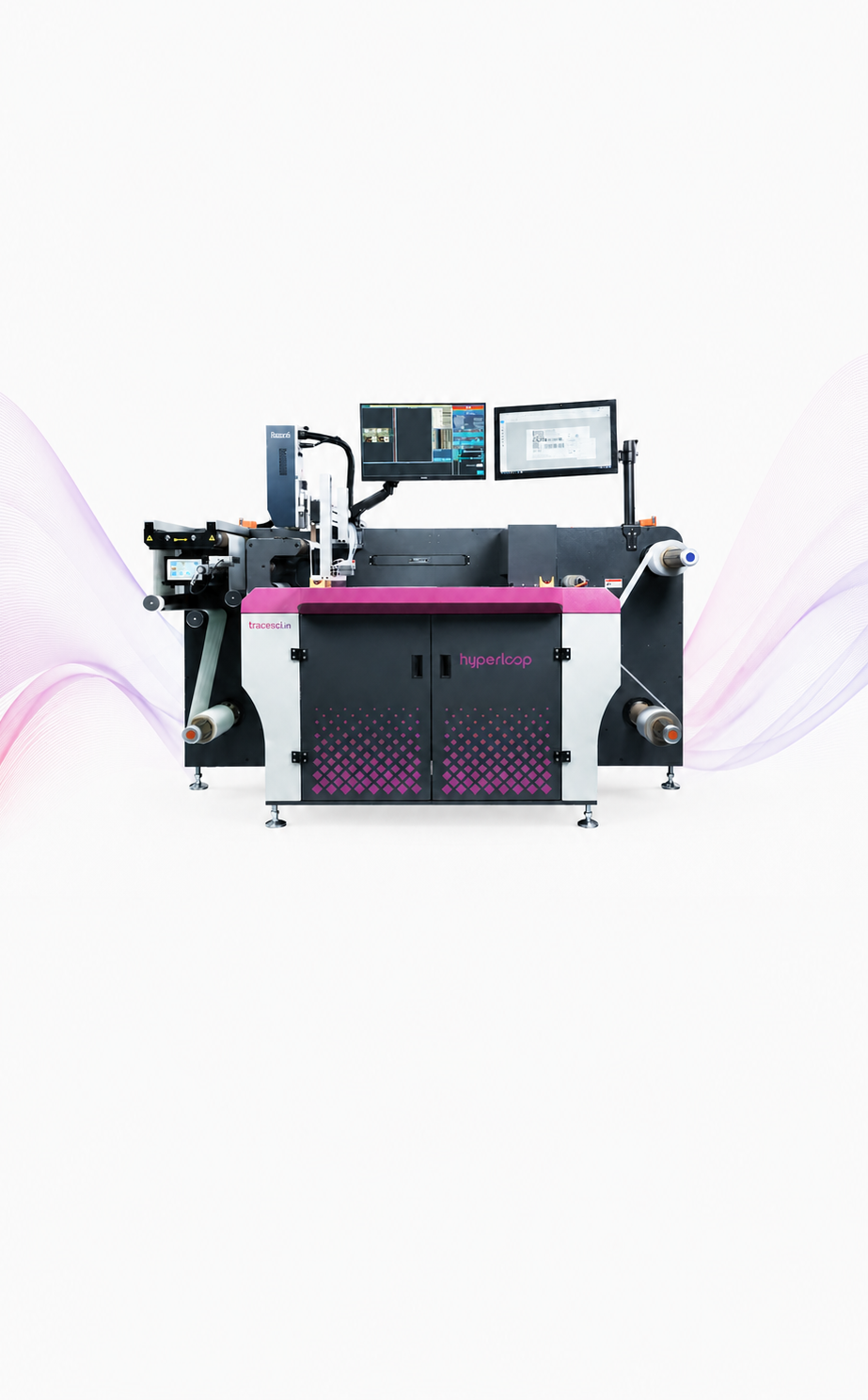 Hyperloop high-speed inkjet printing system